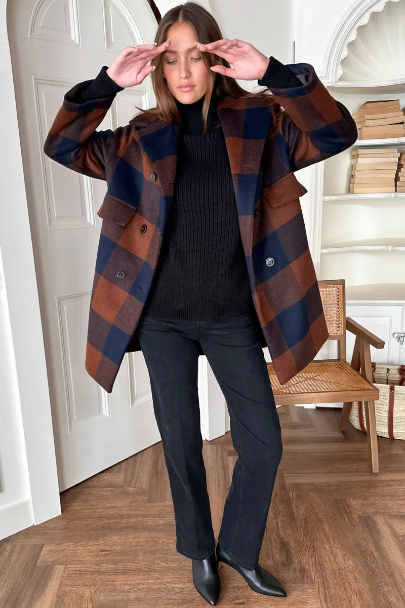 THOMAS COAT - PLAID WOOL sold by Wildflower product image thumbnail 2