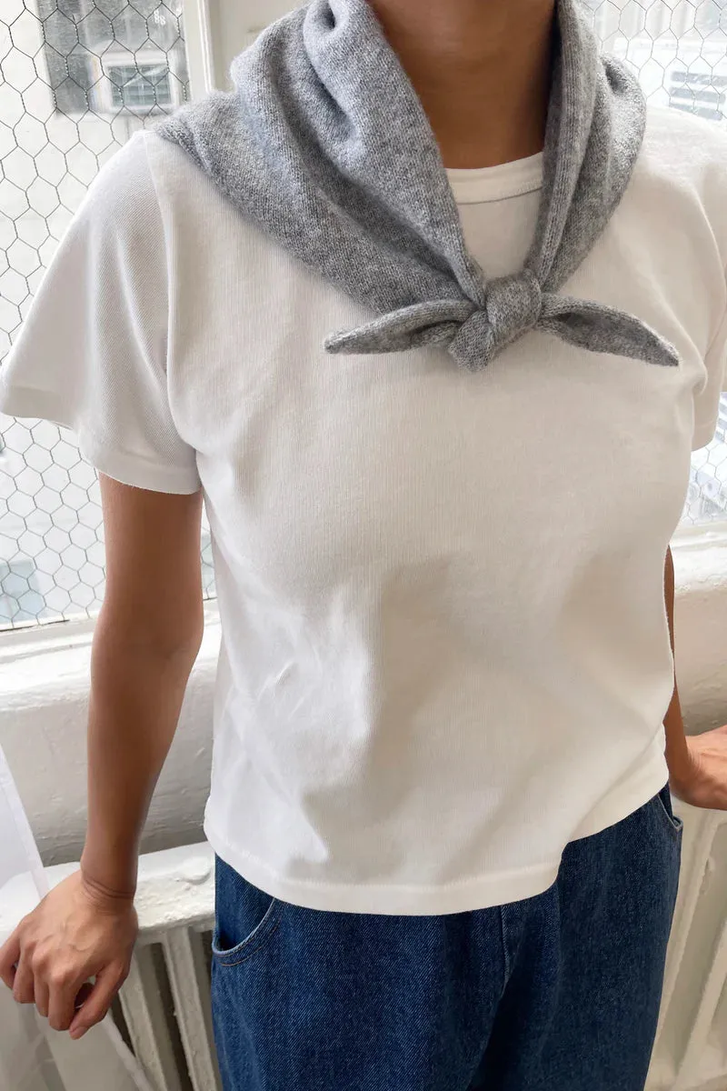 CASHMERE BANDANA - LIGHT GREY sold by Wildflower
