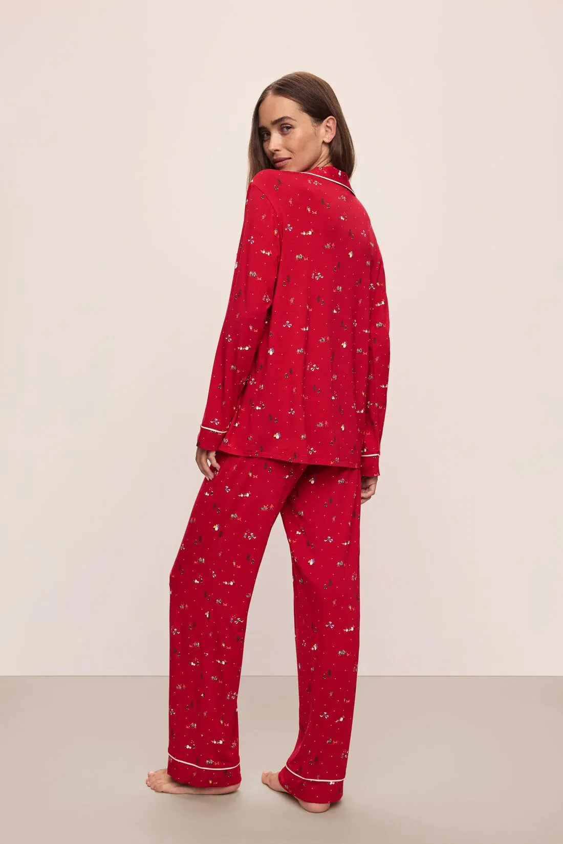 GISELE PRINTED TENCEL MODAL LONG PJ SET - WINTER WONDERLAND sold by Wildflower product image thumbnail 3