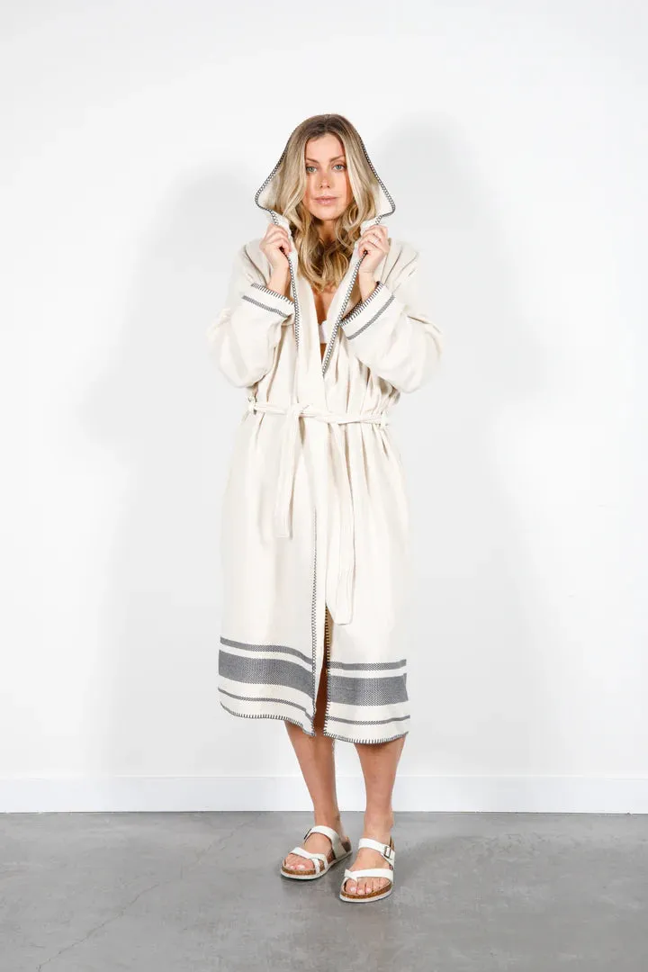 HAWTHORNE TERRY HOODED ROBE sold by Wildflower product image thumbnail 2