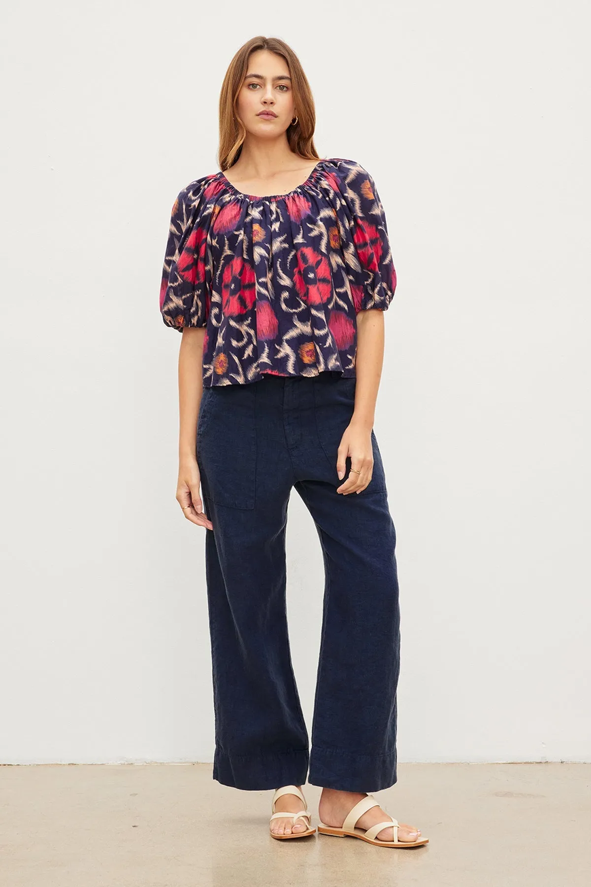 DRU HEAVY LINEN PANT sold by Wildflower