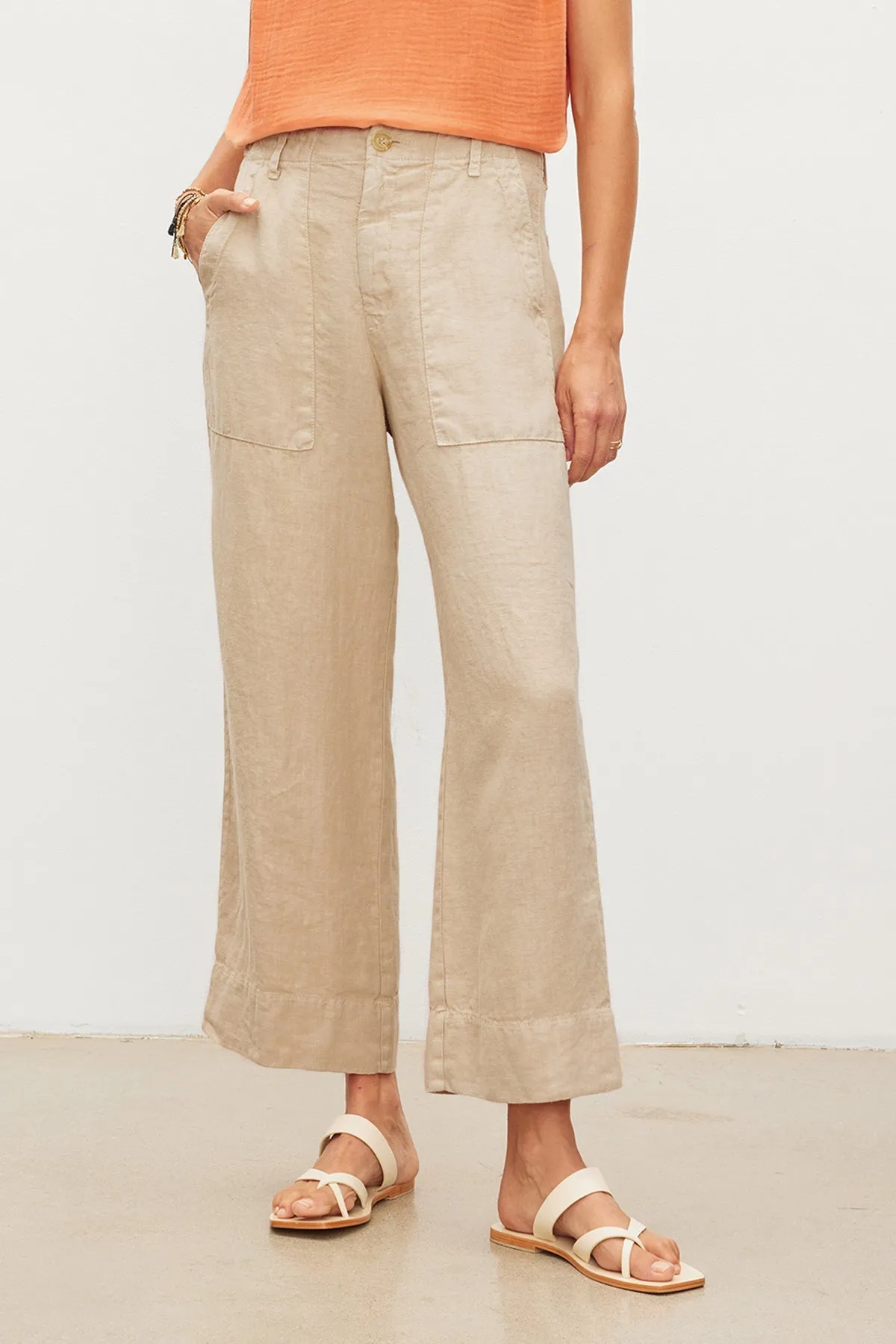 DRU HEAVY LINEN PANT sold by Wildflower product image thumbnail 2