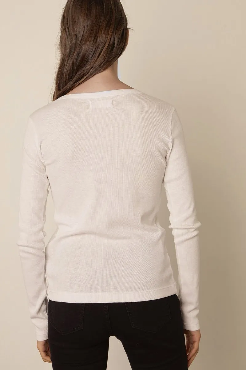 BAYLER COTTON SLUB RIBBED L/S sold by Wildflower product image thumbnail 2