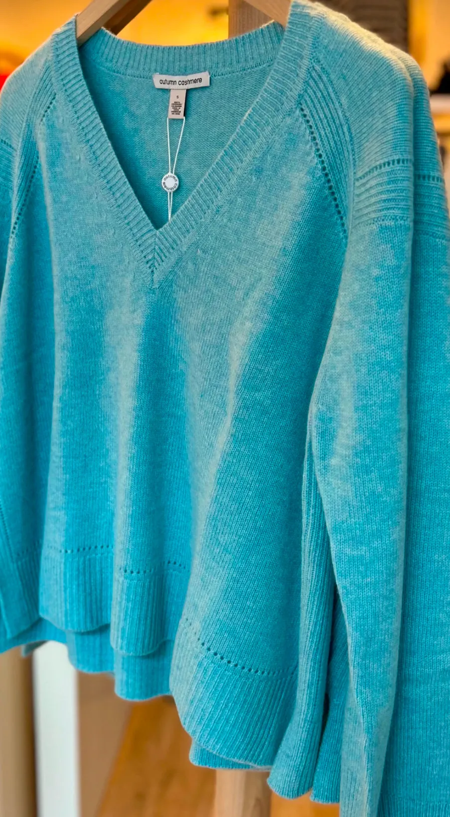 OVERSIZED BOXY V-NECK sold by Wildflower