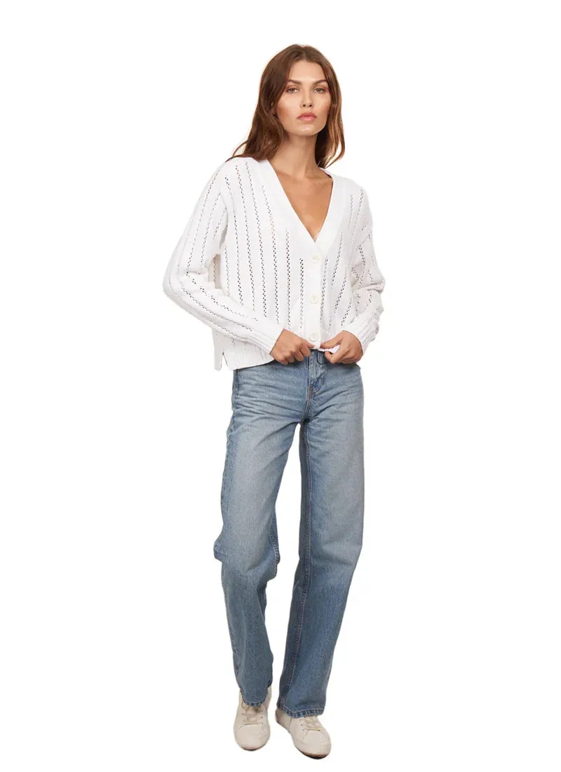 CROPPED V-NECK CARDIGAN sold by Wildflower product image thumbnail 4