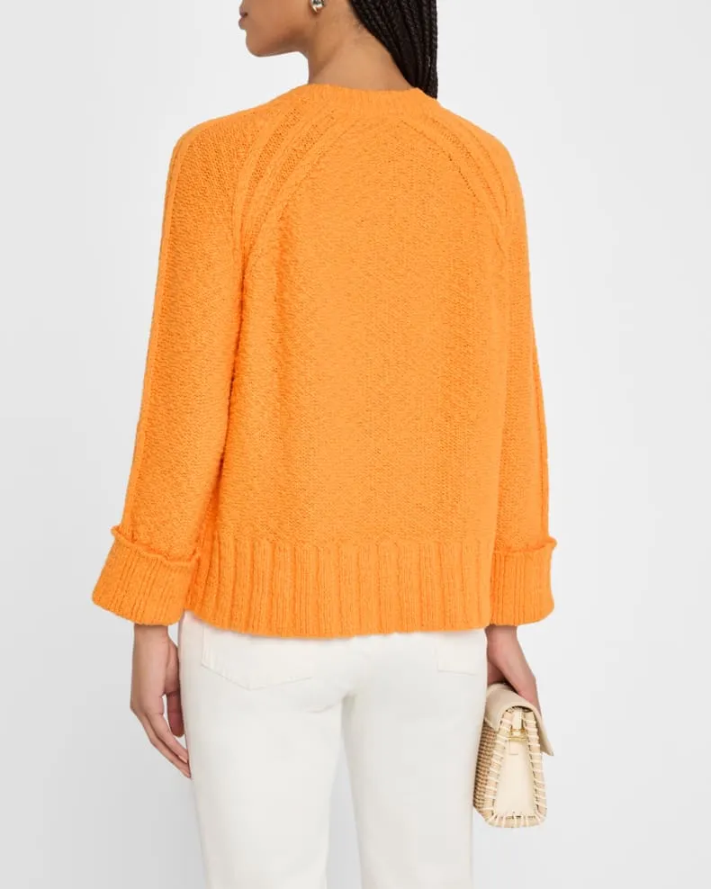 RAGLAN CREWNECK WITH CUFFED BRACELET SLEEVES sold by Wildflower product image thumbnail 2