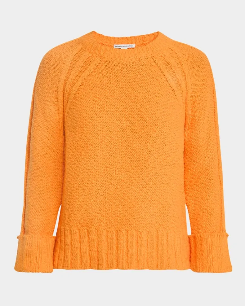 RAGLAN CREWNECK WITH CUFFED BRACELET SLEEVES sold by Wildflower product image thumbnail 4