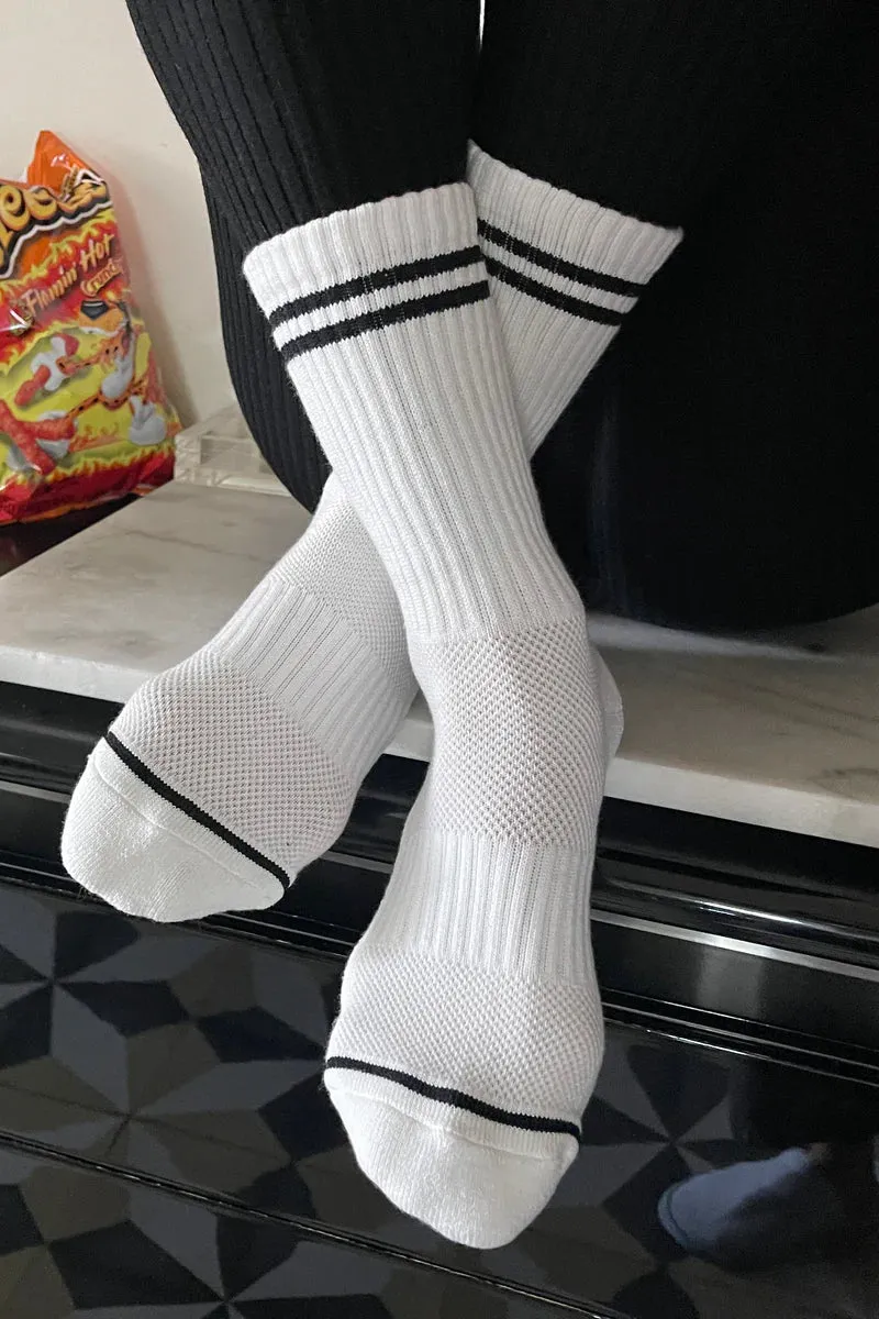 BOYFRIEND SOCKS - WHITE sold by Wildflower product image thumbnail 2