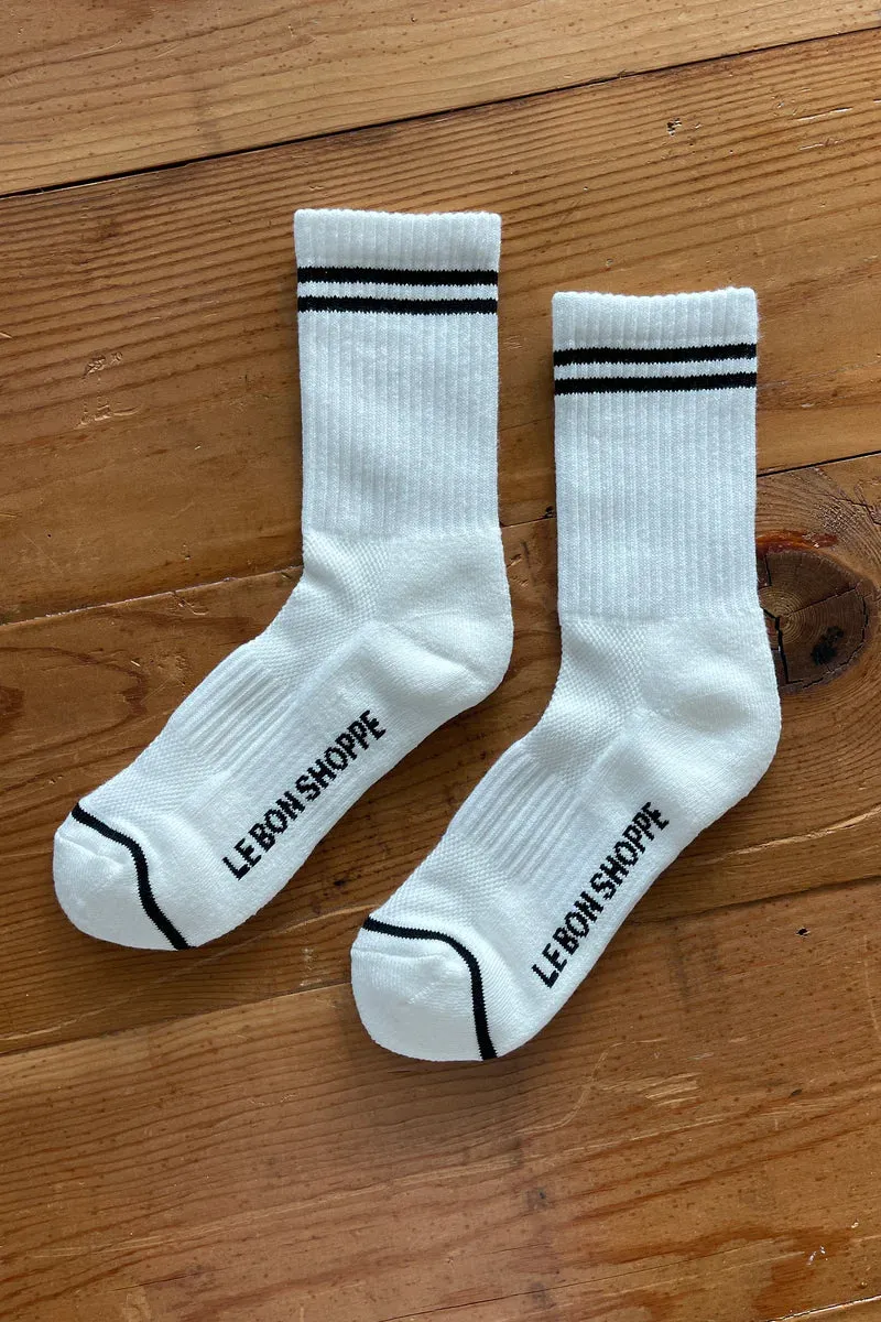 BOYFRIEND SOCKS - WHITE sold by Wildflower product image thumbnail 5