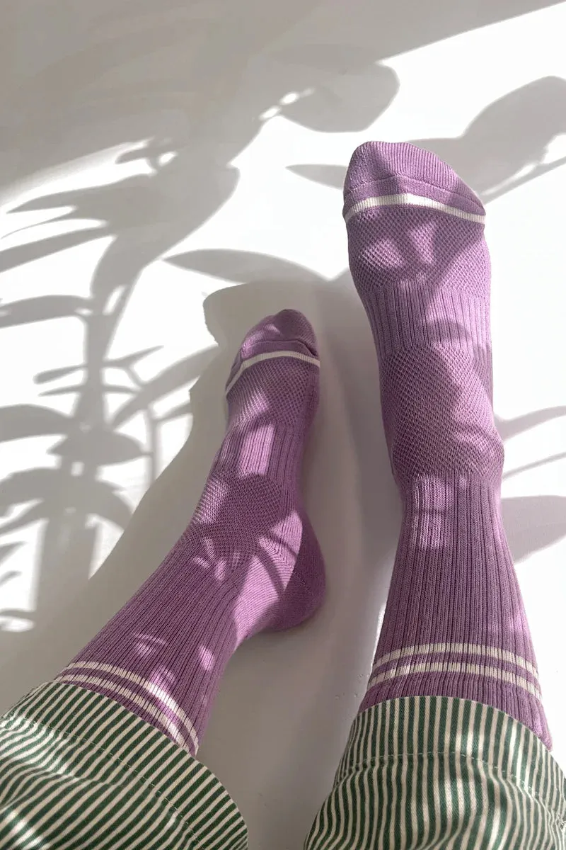 BOYFRIEND SOCKS - GRAPE sold by Wildflower