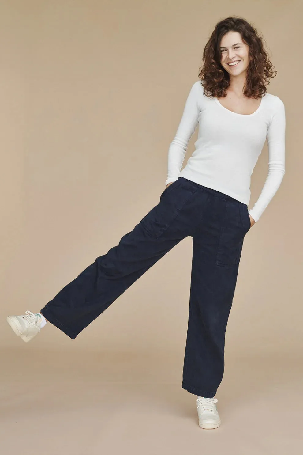 OCEAN PANT - NAVY sold by Wildflower product image thumbnail 2