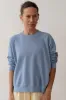 THE ECO TERRY CREWNECK - CORNFLOWER sold by Wildflower
