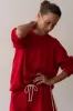 THE ECO TERRY CREWNECK - BELL PEPPER sold by Wildflower