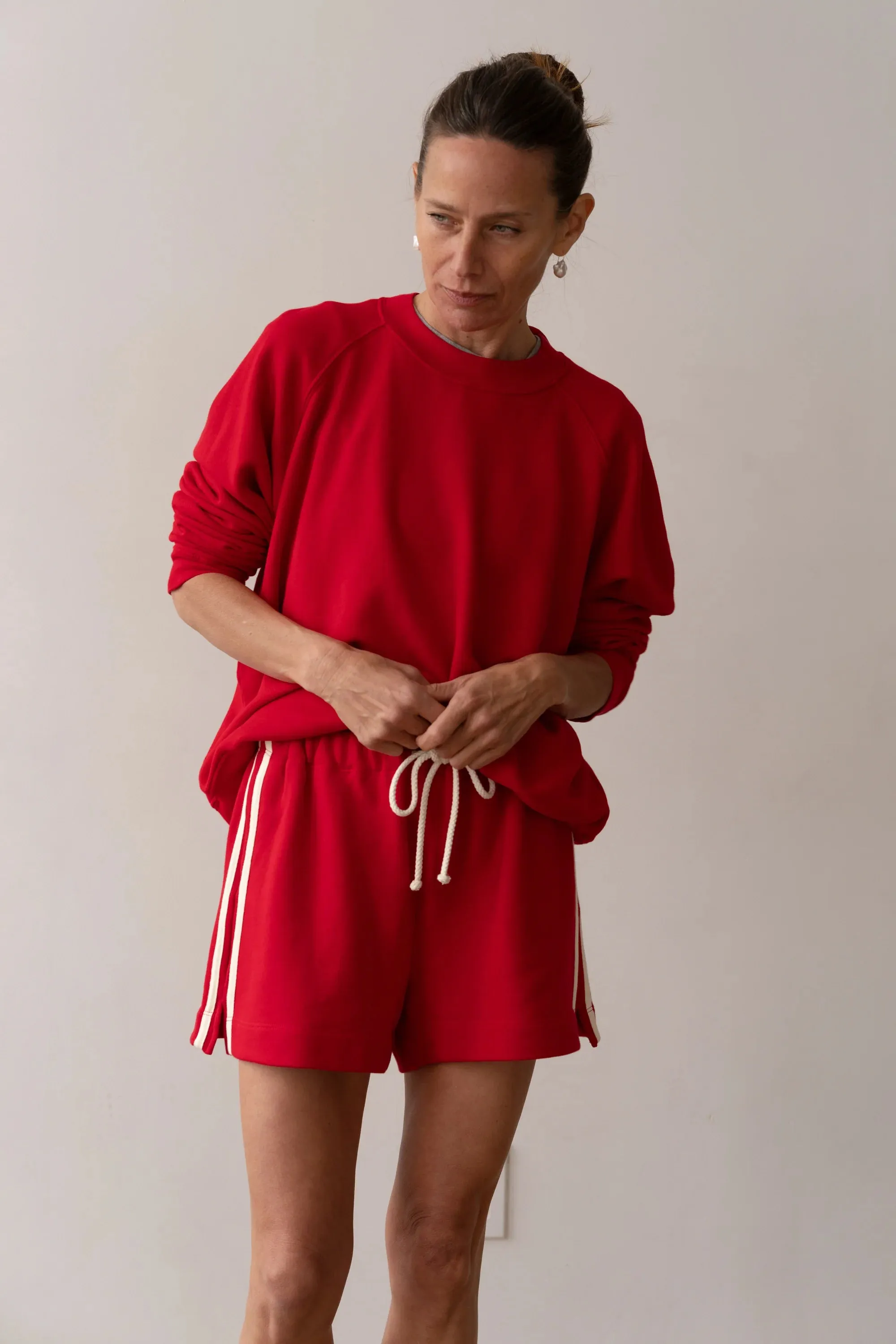 THE ECO TERRY CREWNECK - BELL PEPPER sold by Wildflower product image thumbnail 4