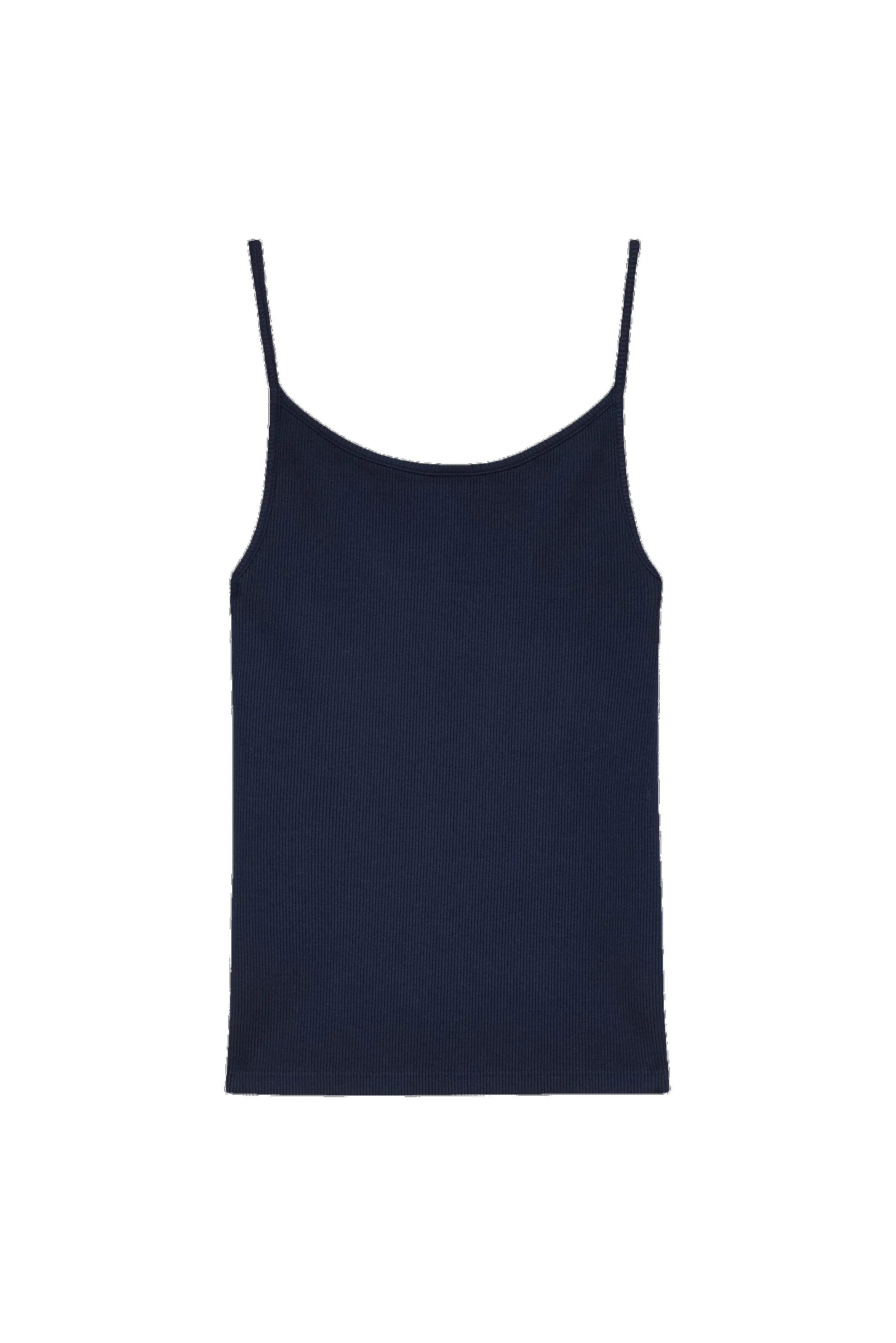THE RIB SPAGHETTI TANK - NAVY sold by Wildflower product image thumbnail 2