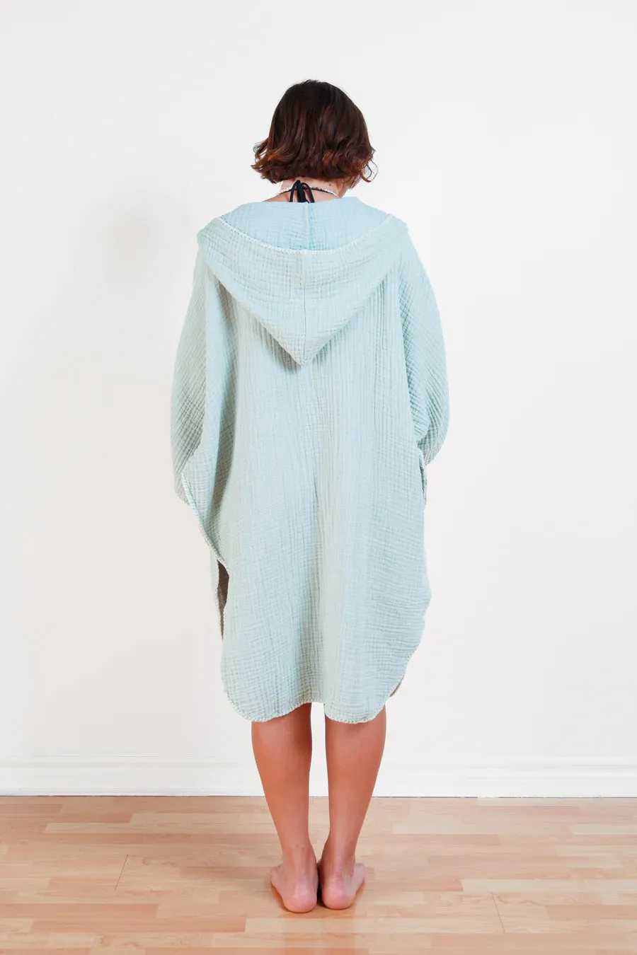 THE COCOON | WOMAN'S MUSLIN SURF PONCHO sold by Wildflower product image thumbnail 3