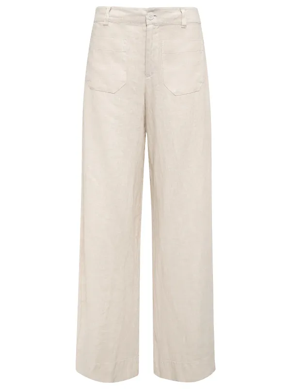 THE LINEN MARINE WIDE LEG sold by Wildflower