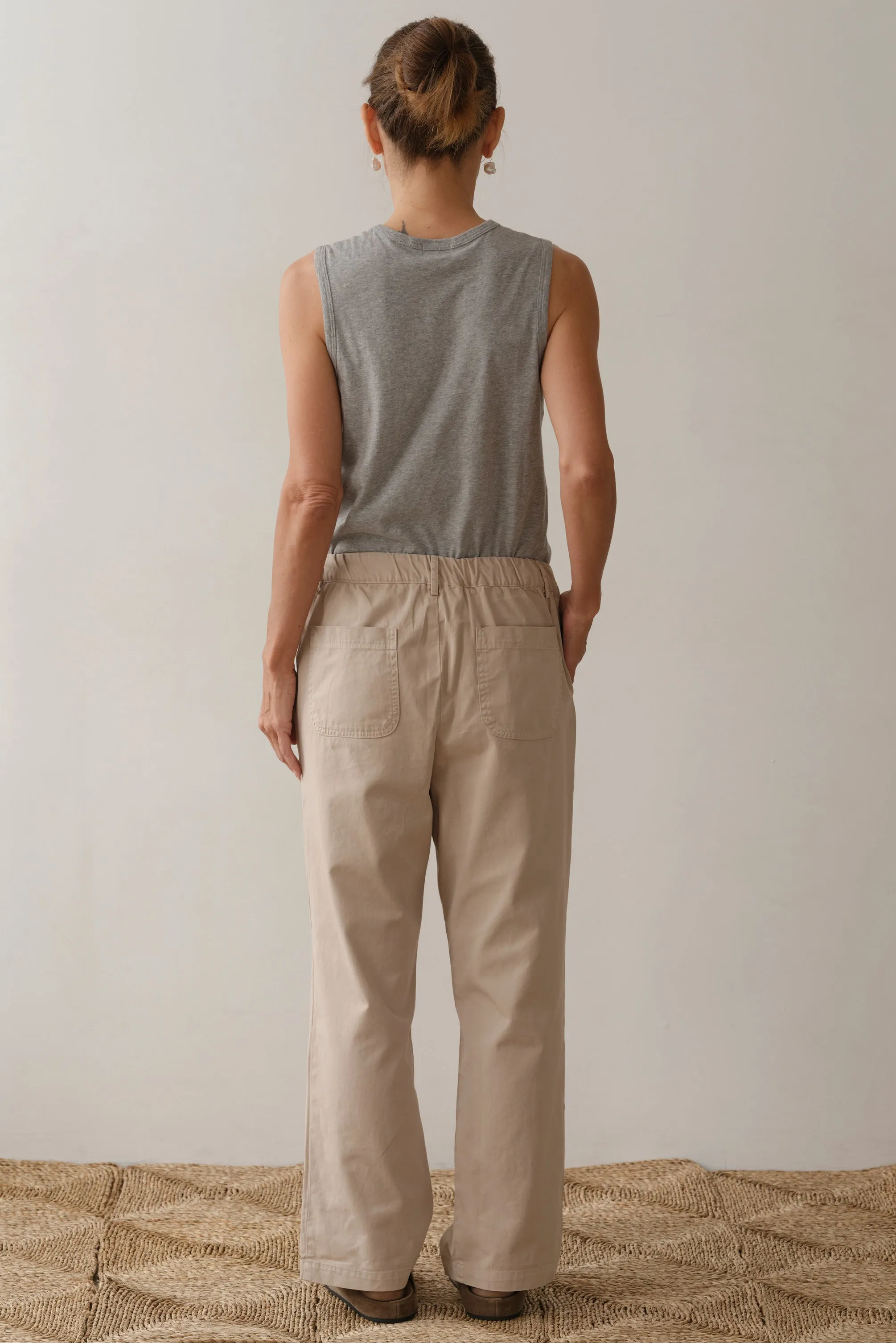 THE DRAWSTRING CHINO POP CHINO - STONE sold by Wildflower product image thumbnail 5