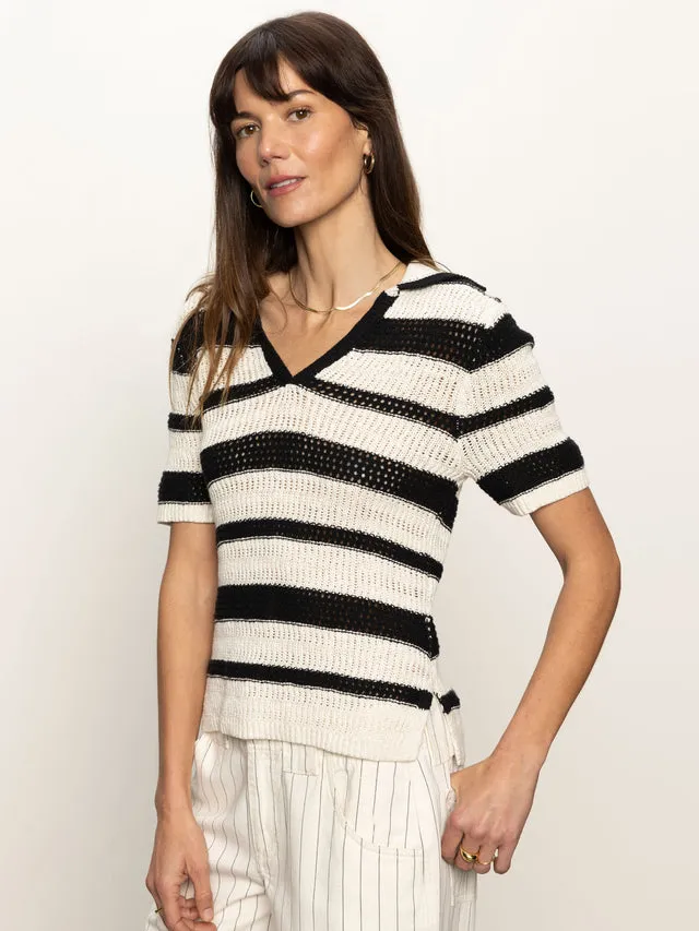 KNITTED COLLARED TOP sold by Wildflower product image thumbnail 4