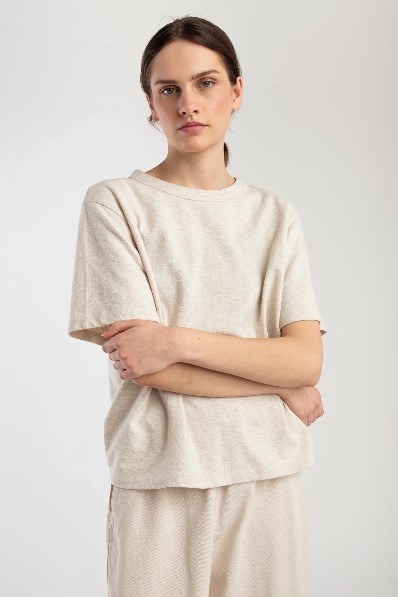 TERRY TEE - OATMEAL sold by Wildflower product image thumbnail 5