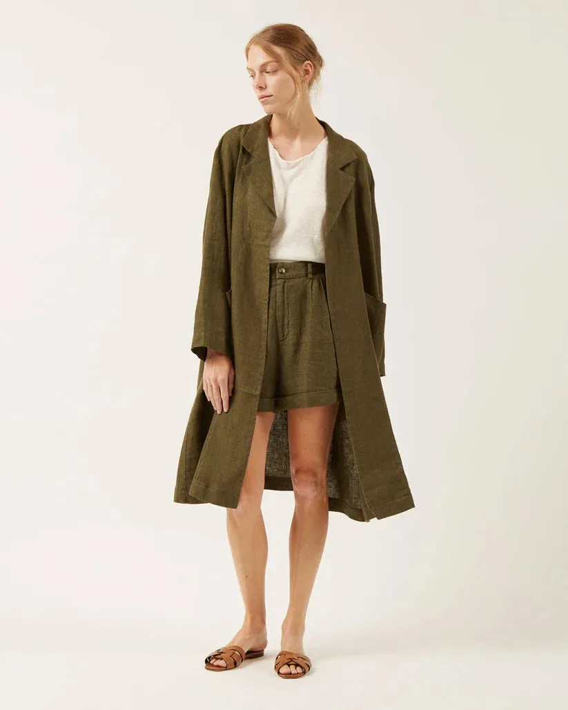JANAYA LINEN COAT sold by Wildflower product image thumbnail 3