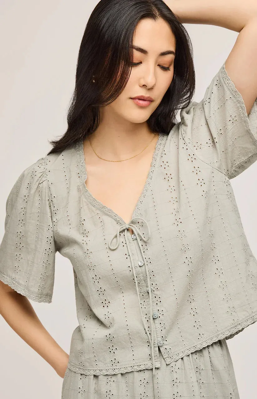 JESSA EYELET TOP sold by Wildflower product image thumbnail 2