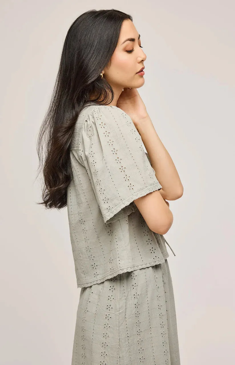 JESSA EYELET TOP sold by Wildflower product image thumbnail 3