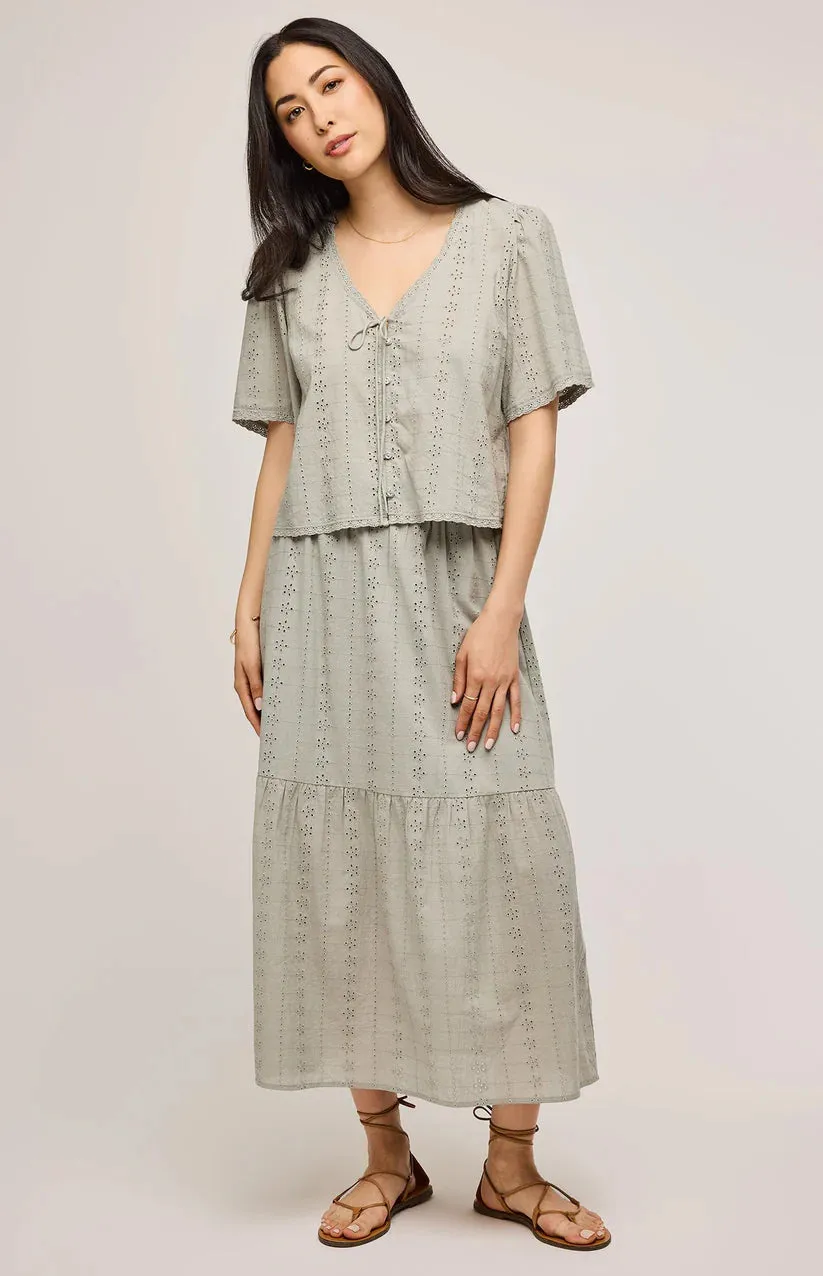 JESSA EYELET TOP sold by Wildflower