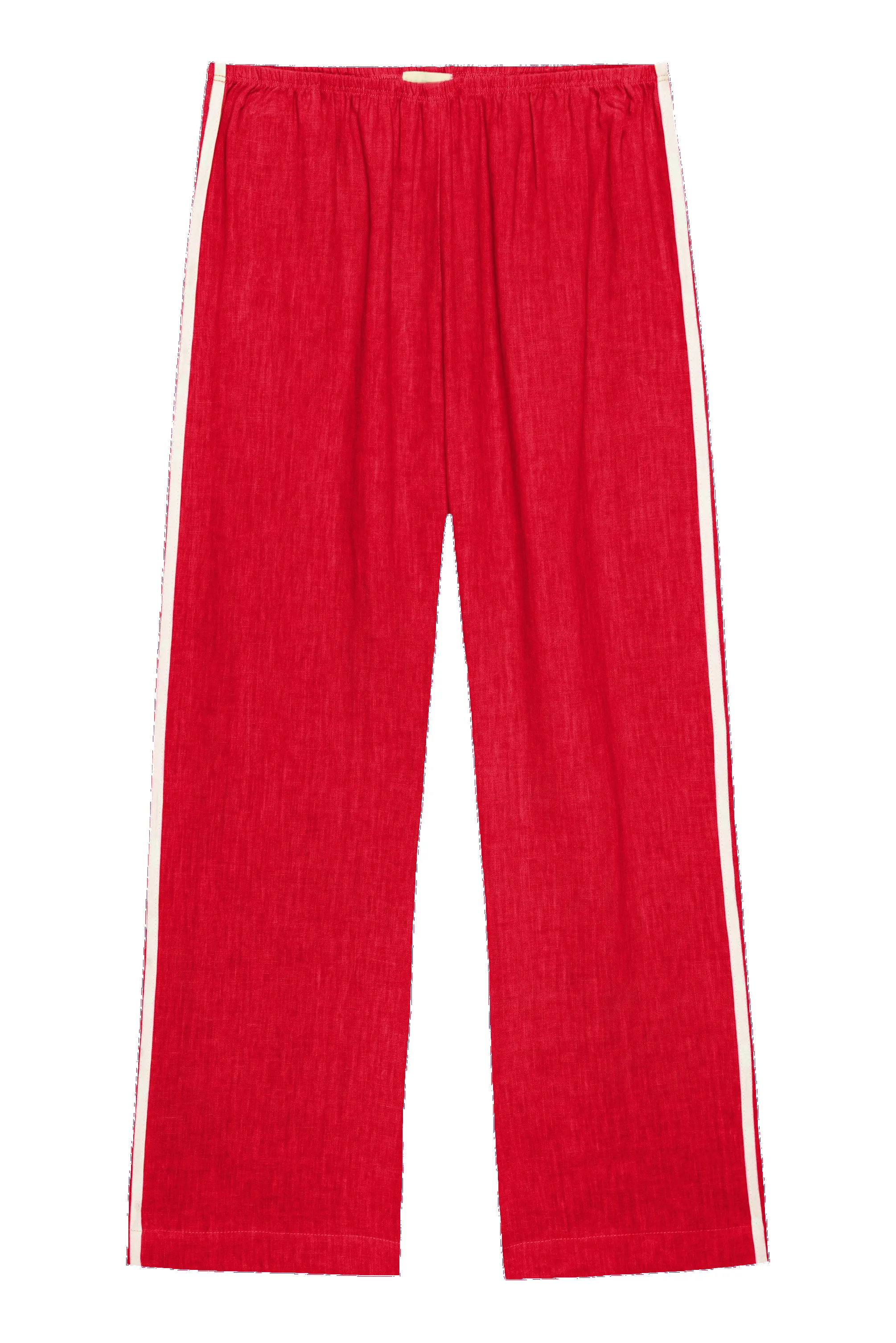 THE LINEN CROP RACER STRIPE PANT sold by Wildflower product image thumbnail 2