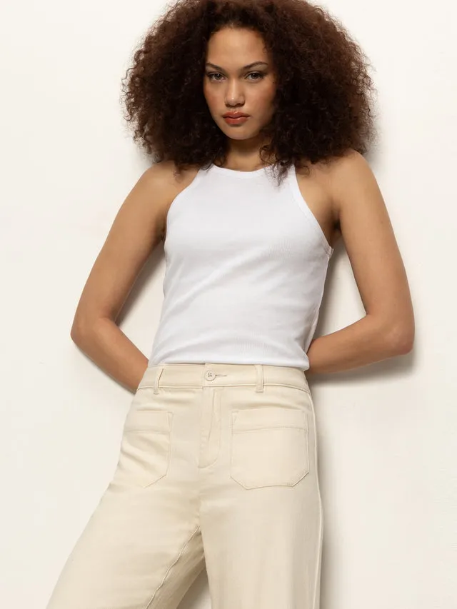 SOFT MARINE WIDE LEG CROP sold by Wildflower product image thumbnail 3