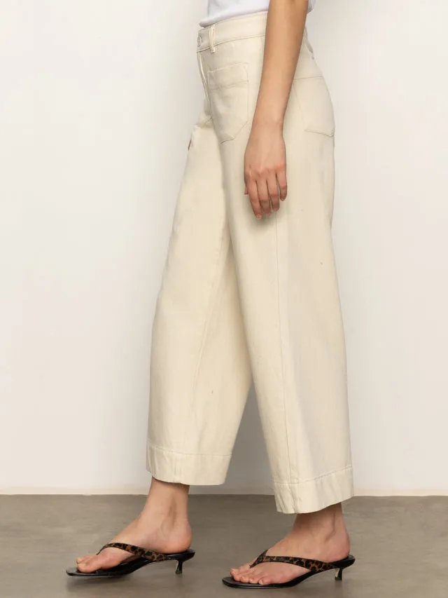 SOFT MARINE WIDE LEG CROP sold by Wildflower product image thumbnail 4