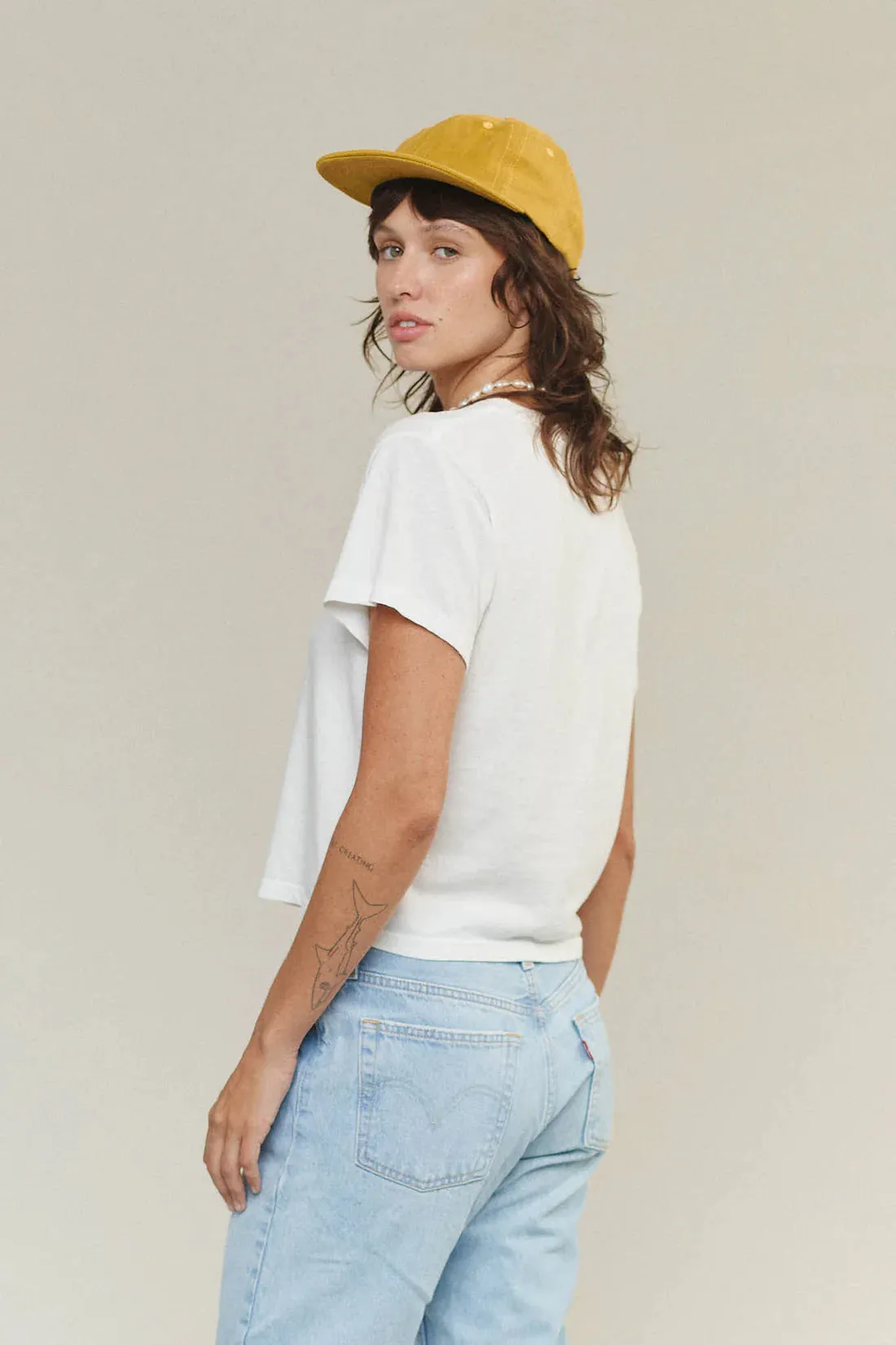 OJAI CROPPED TEE sold by Wildflower product image thumbnail 4