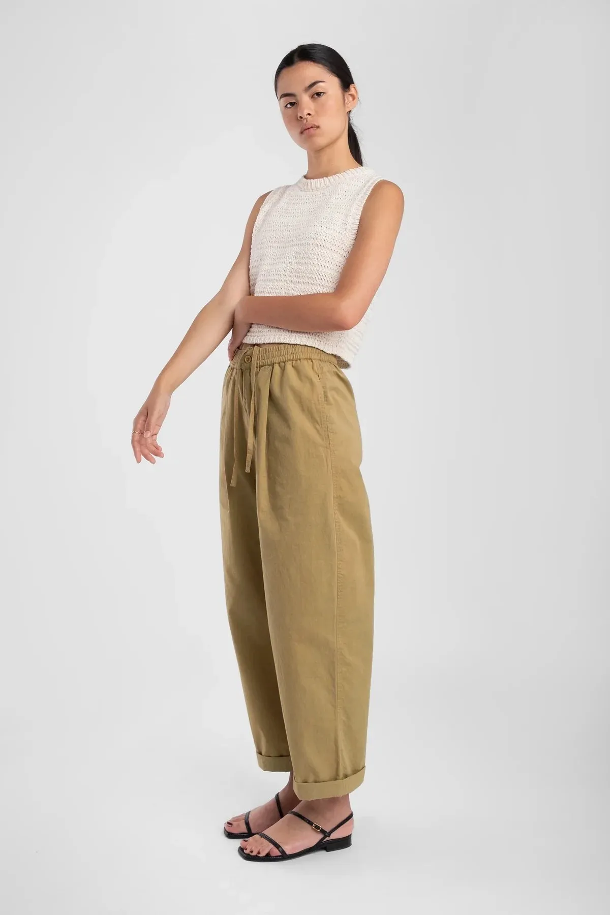 OCHRE TIE TROUSER sold by Wildflower product image thumbnail 5