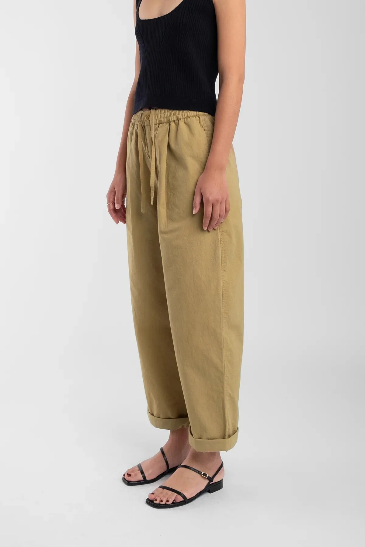 OCHRE TIE TROUSER sold by Wildflower product image thumbnail 3