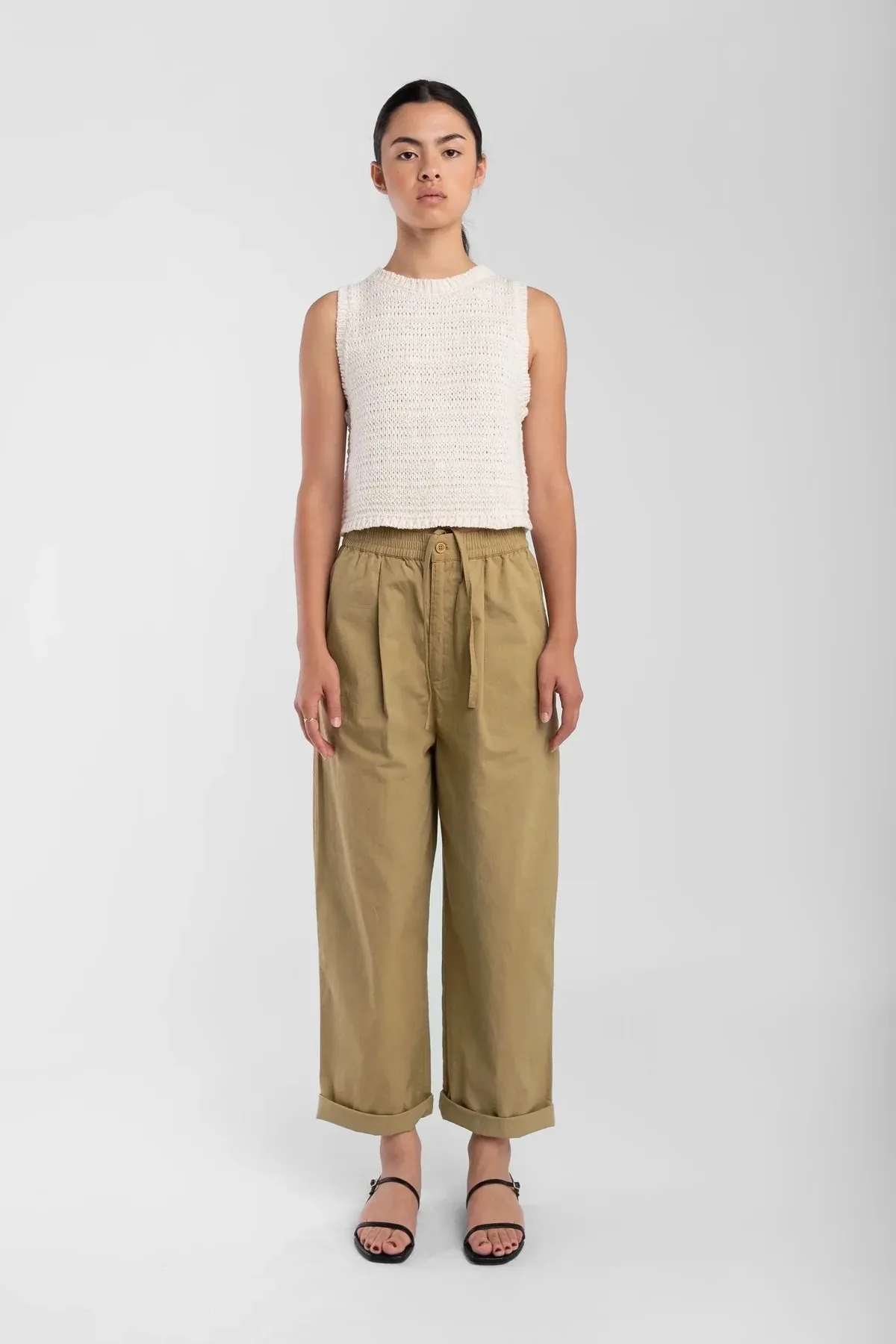 OCHRE TIE TROUSER sold by Wildflower product image thumbnail 4