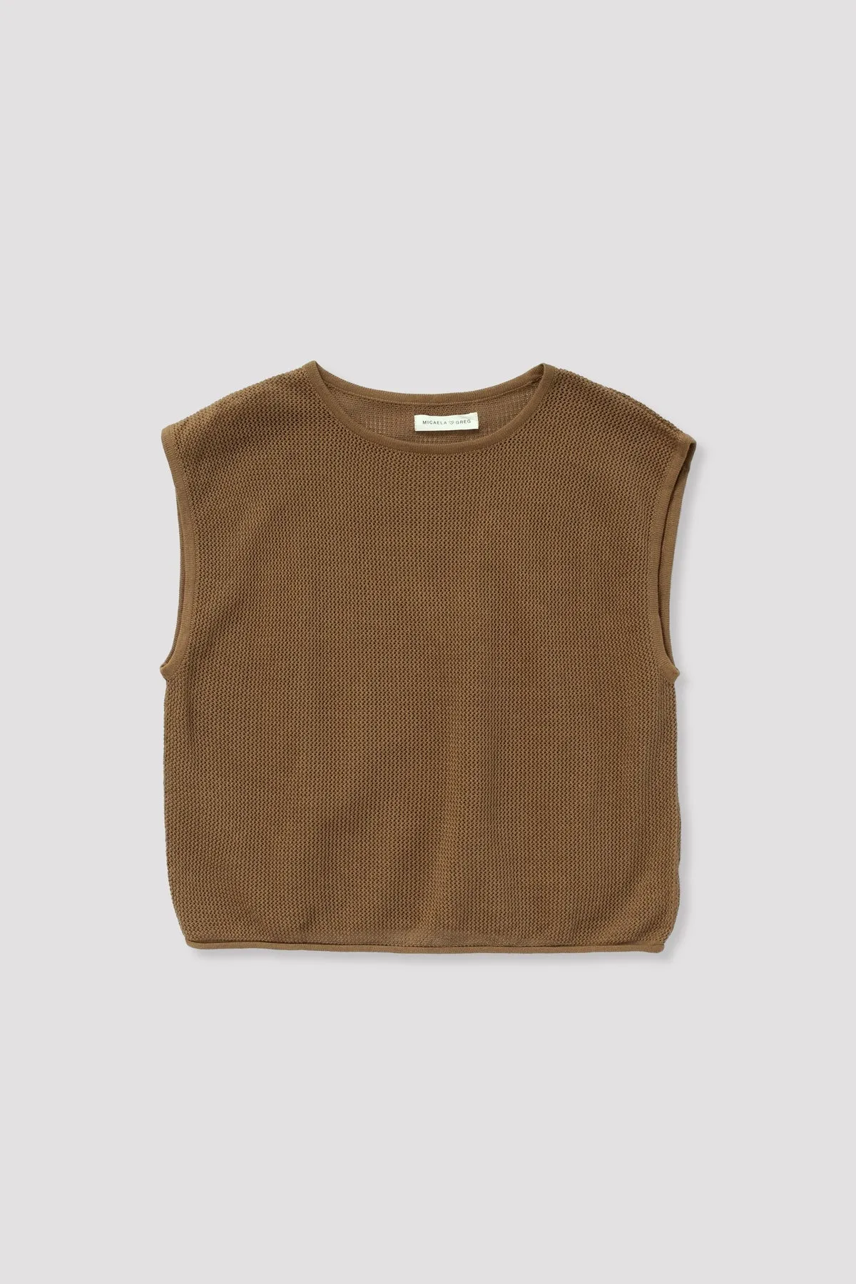 UMBER BLACK FINE MESH TANK sold by Wildflower product image thumbnail 2