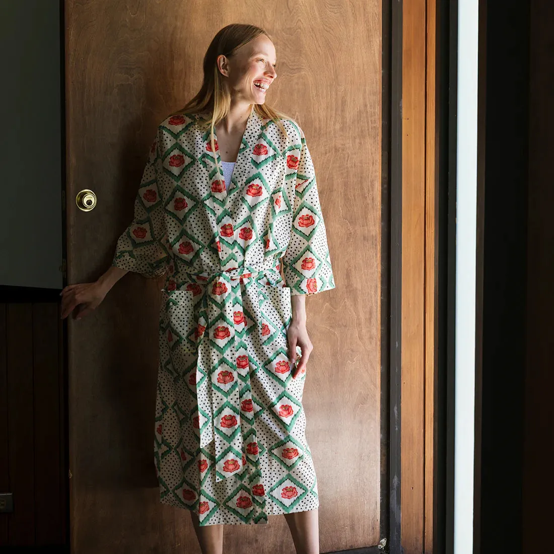 PEONY ROBE - CREAM sold by Wildflower product image thumbnail 5