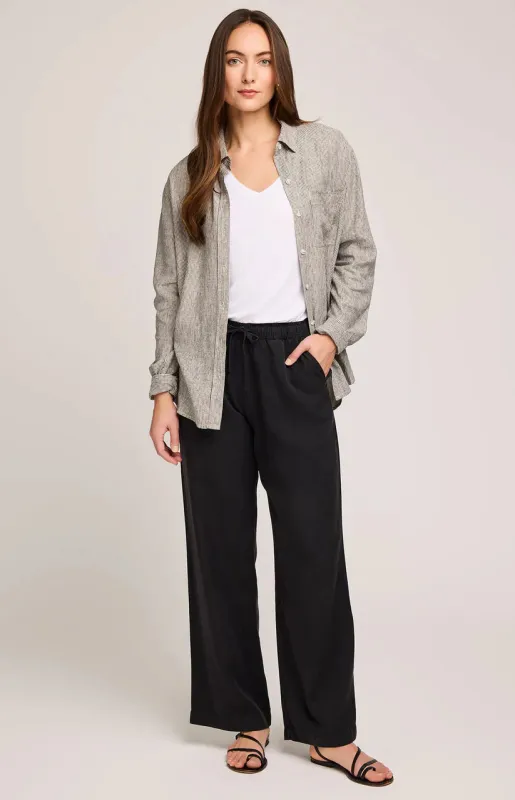 ARABELLA STRIPED BUTTON DOWN SHIRT sold by Wildflower