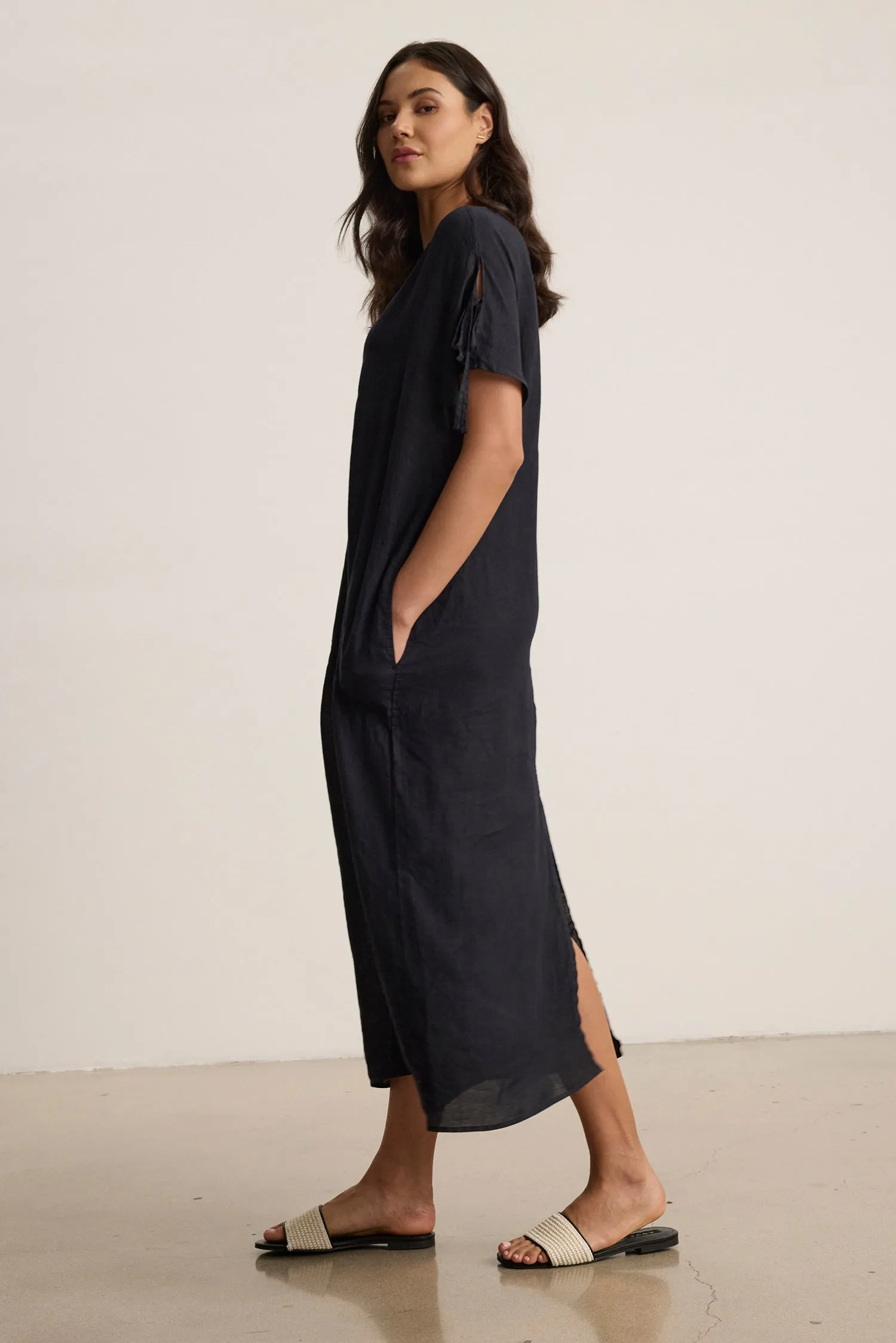 MAEVE LINEN DRESS sold by Wildflower product image thumbnail 2