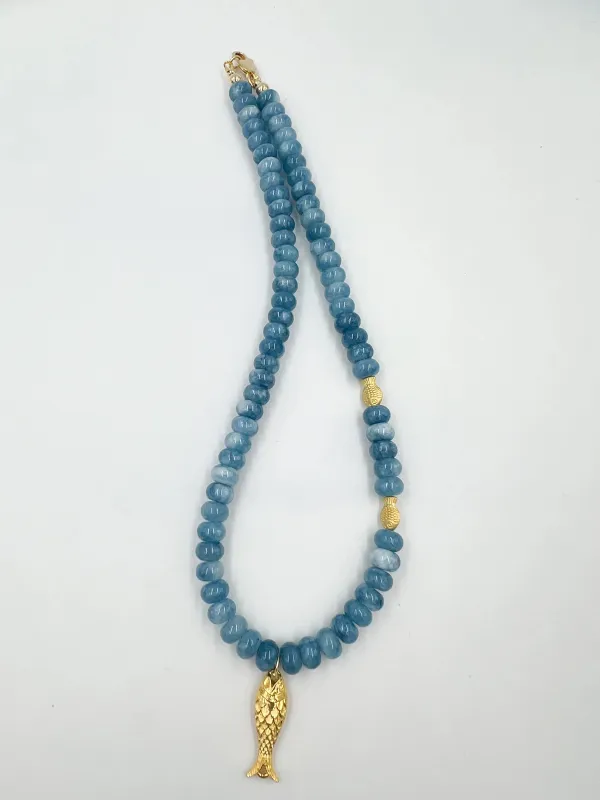 FISH PENDANT NECKLACE sold by Wildflower