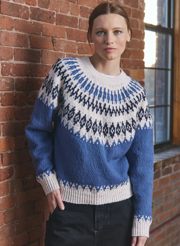 CHUNKY FAIR ISLE CREW sold by Wildflower