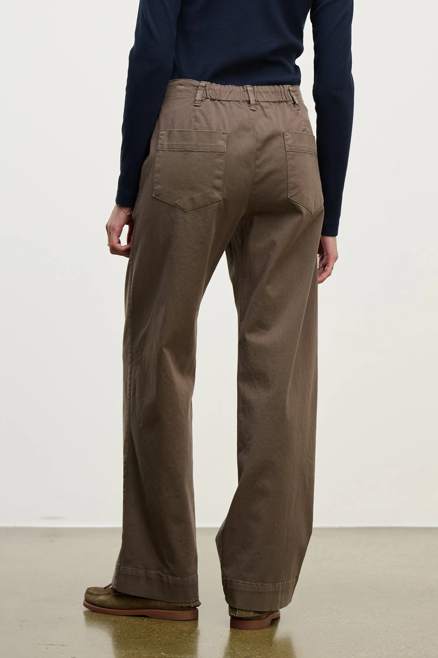 DEN STRETCH COTTON TWILL PANT - MALT sold by Wildflower product image thumbnail 3
