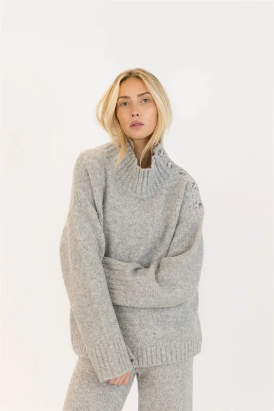 GANT LUXE ECO MOCKNECK SWEATER sold by Wildflower