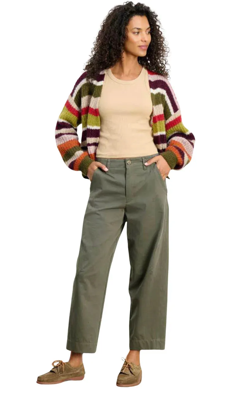 DARIA COTTON TWILL PANT - CAPER sold by Wildflower