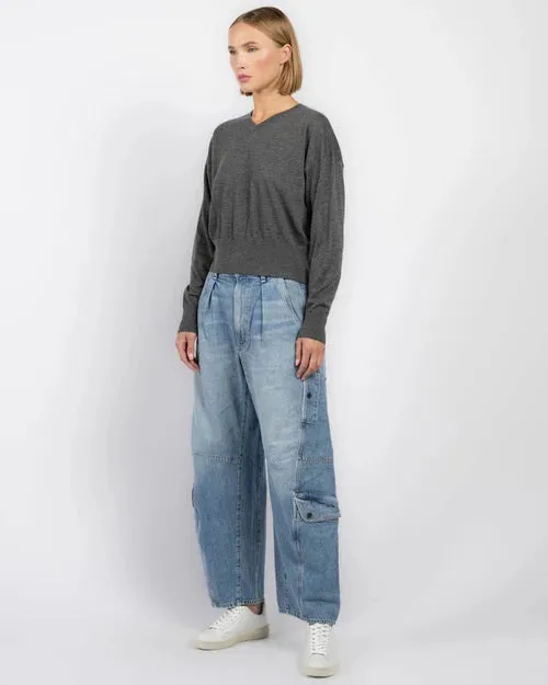 LONG SLEEVE HIGH V SWEATER sold by Wildflower product image thumbnail 5