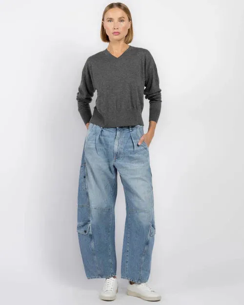 LONG SLEEVE HIGH V SWEATER sold by Wildflower product image thumbnail 3