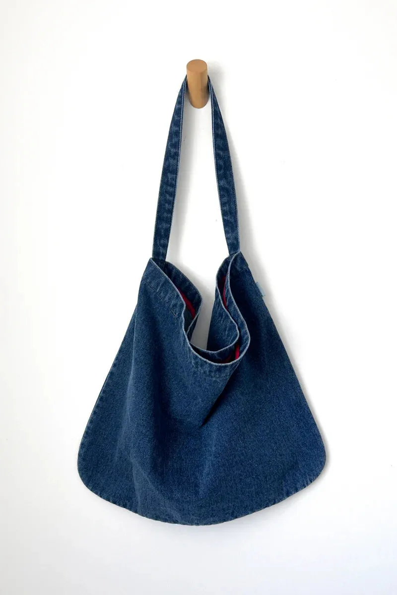 HAPPY CARRY BAG - DENIM sold by Wildflower product image thumbnail 4