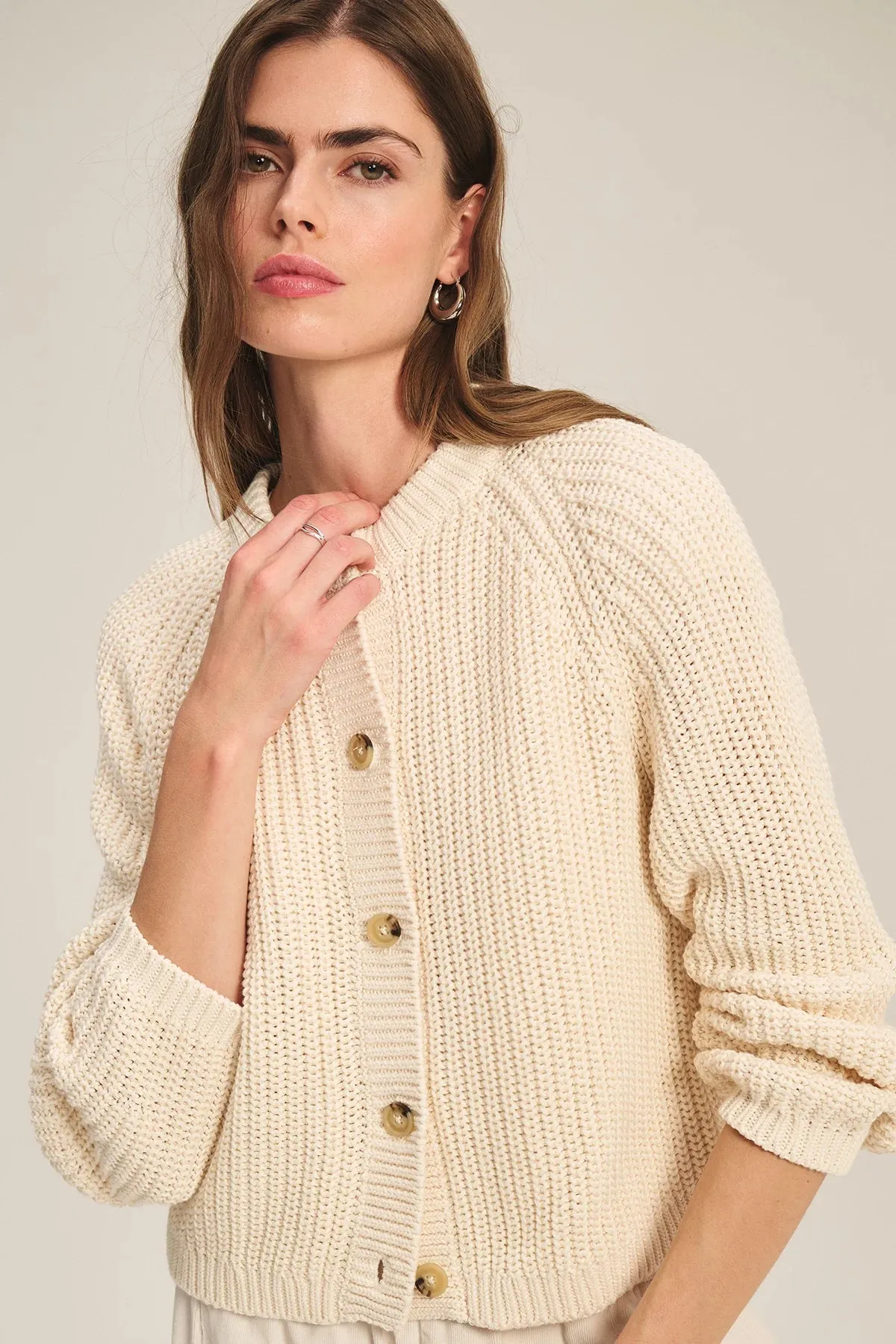 LISBETH CARDIGAN - MILK sold by Wildflower product image thumbnail 2