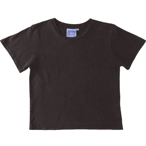 CROPPED LOREL TEE - COFFEE BEAN sold by Wildflower