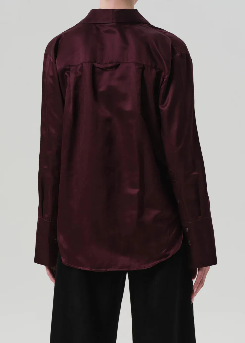 CAMILLA SHIRT - BURGANDY sold by Wildflower product image thumbnail 3